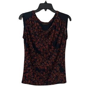The‎ Limited Women's Patterned Sleeveless Navy Blouse Size XS